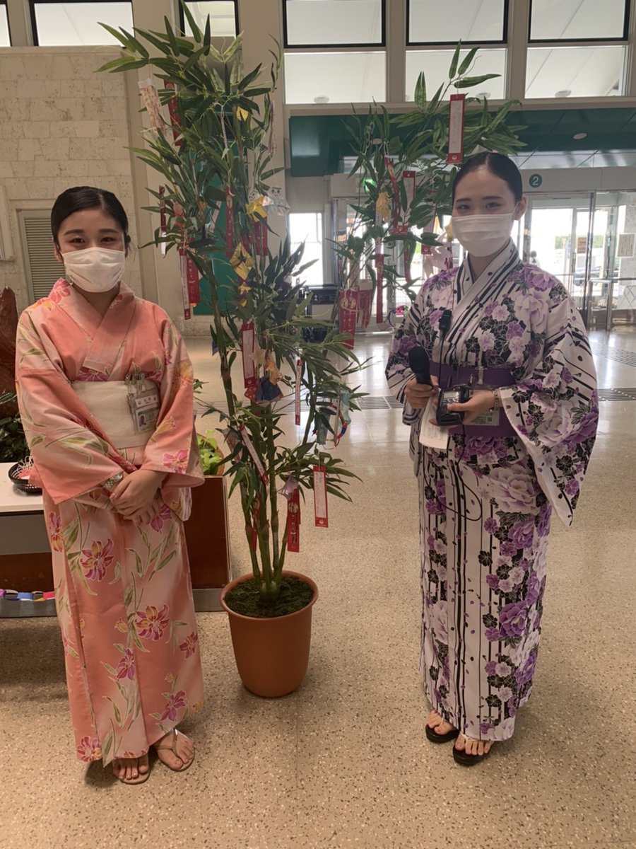 Jta 日本トランスオーシャン航空 七夕イベント In那覇空港 チェックインカウンター前に笹と短冊を設置 出発されるお客さまへ感謝の気持ちと また 沖縄に帰ってきてね という 想いを込めてお見送り またんめんそーりよ Jta 日本トランスオーシャン航空 七夕イベント In那覇空港 チェックインカウンター前に笹と短冊を設置 出発されるお客さまへ感謝の気持ちと また 沖縄に帰ってきてね という 想いを込めてお見送り またんめんそーりよ