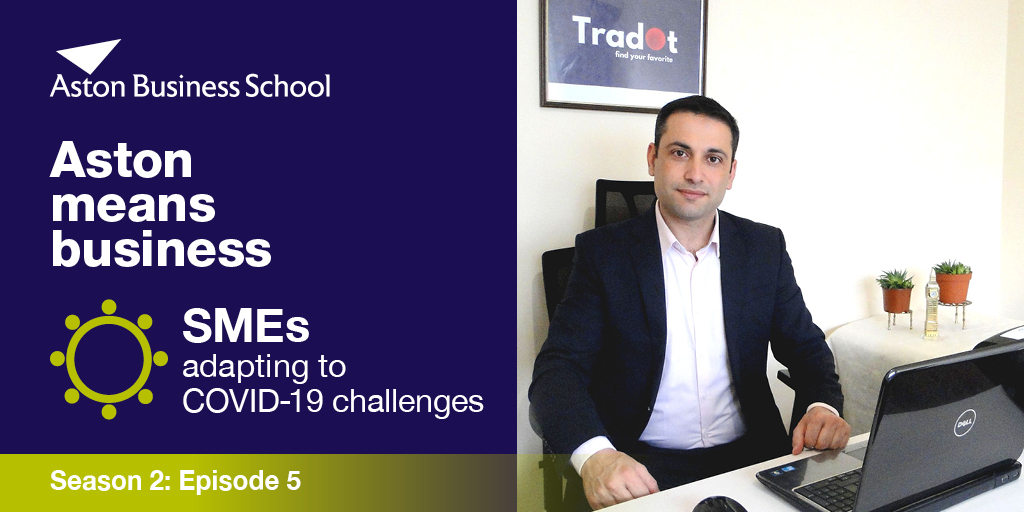 InnovationWM's tweet photo. In the latest podcast by @AstonBusiness, refugee businessman Osama Al Assaf tells @SteveDyson how he's ‘pivoted’ from sports retail to crafts to cope with import issues and meet new demand. ➡️ https://t.co/fw9H6tHGjC

#IAWMhour https://t.co/cpEPCWW1Mj