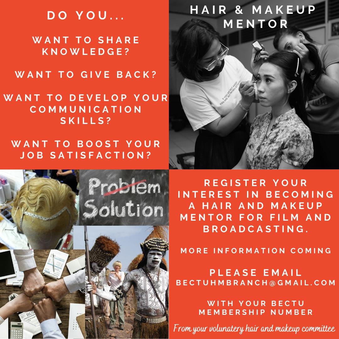 BectuHMbranch's tweet photo. Could you be a mentor for Hair &amp; Makeup, get in touch https://t.co/EQiFx80xHd