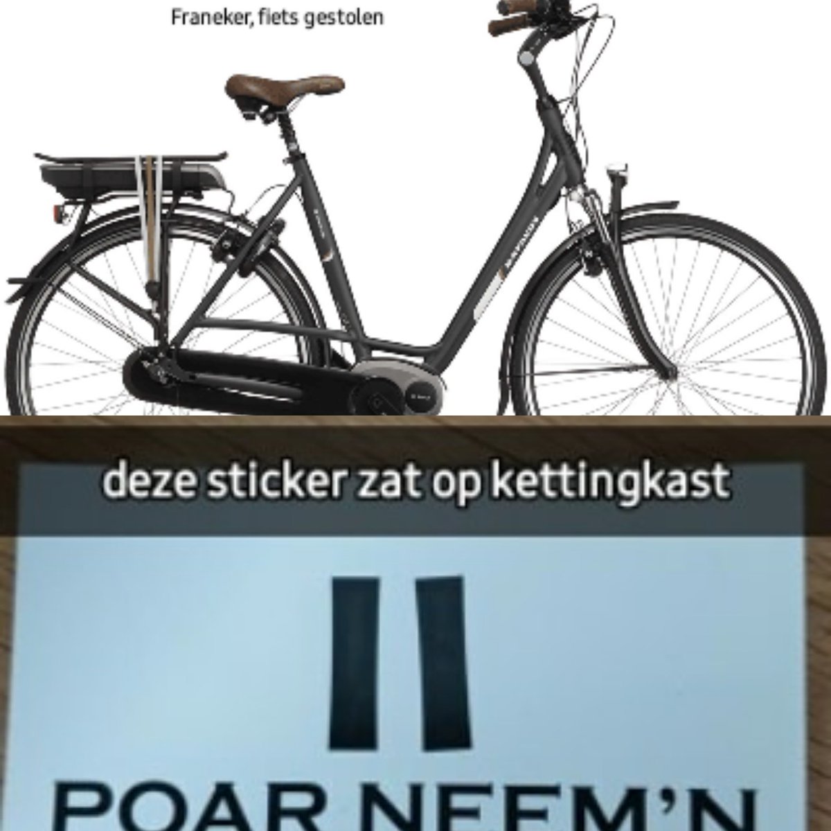 Melding politie P J Troelstrastraat Franeker