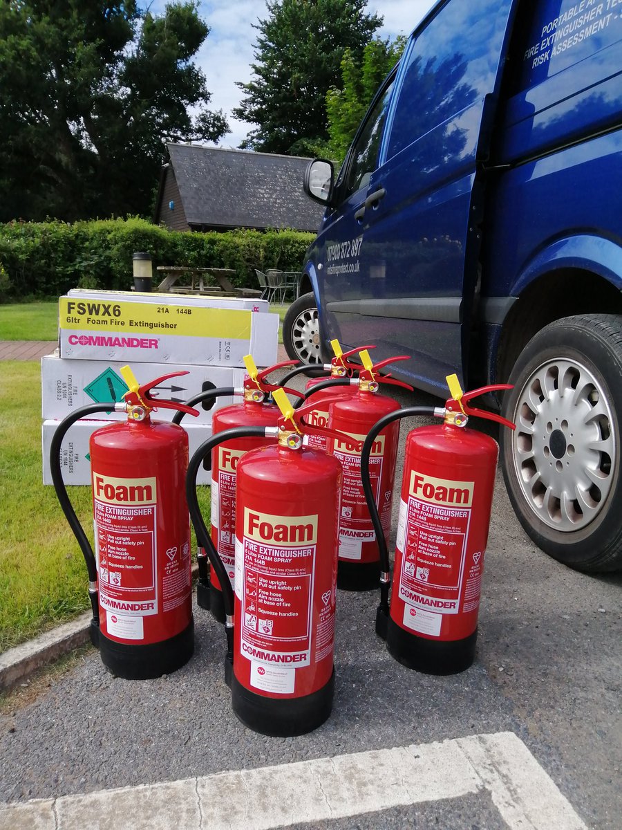 MTSFireProtect's tweet photo. ☀ Day in #Exeter #Devon commissioning #commander #fireextinguishers ready for site  👍 https://t.co/PrZLGSBejl
