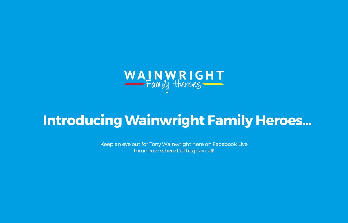 wainwright_ea's tweet photo. Something exciting is happening...
Keep an eye out for Tony Wainwright here on Facebook Live tomorrow where he will explain all! 👀 https://t.co/odyJJ2qFLe