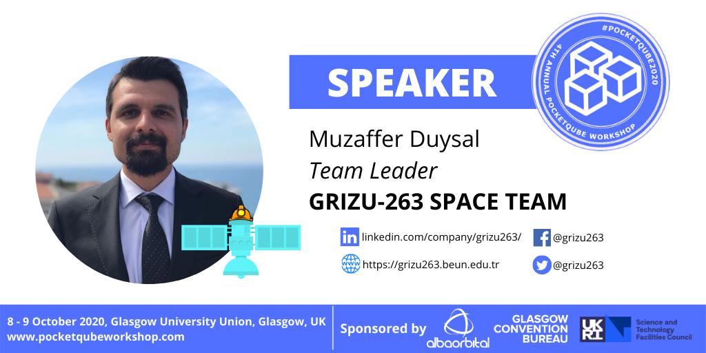 As Grizu-263 Space Team, we will also be in POCKETQUBE WORKSHOP 2020. Muzaffer Duysal will attend the event as a speaker. We would like to thanks Alba Orbital for the development of the Pocketqube Community. 

<a href="/grizu263/">Grizu-263 Uzay Takımı</a> | <a href="/AlbaOrbital/">Alba Orbital</a> | @PQWorkshop | <a href="/muzafferduysal/">Muzaffer Duysal</a> | <a href="/caglala/">çağla aytaç dursun</a>