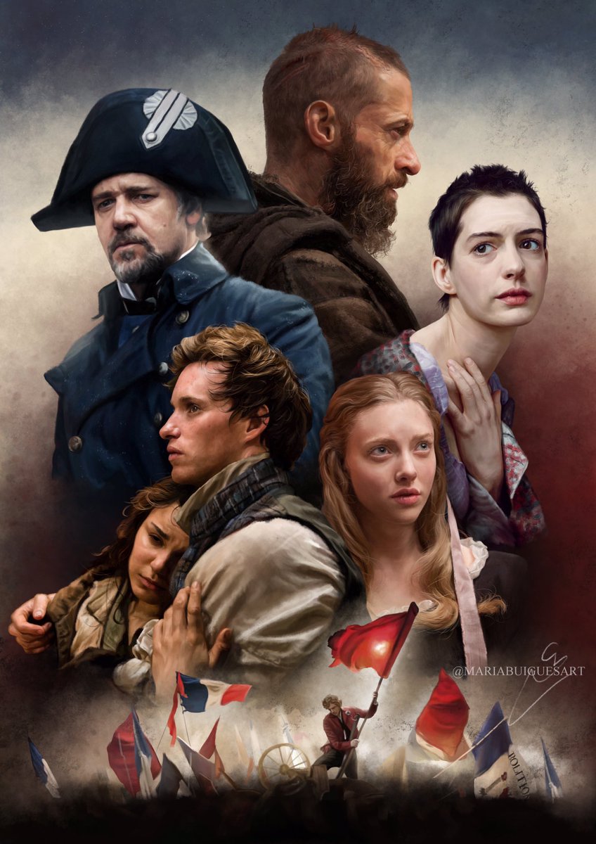 MariaBuiguesArt's tweet photo. @russellcrowe I hope you like this digital drawing of #LesMiserables I made with a lot of love!!❤️This film changed my life, thank you very much. #jeanvaljean #lesmiserablesmusical #lesmis #marius #digitalart #lesmisfanart #javert @RealHughJackman @SamanthaBarks https://t.co/ai1lZo7BUw