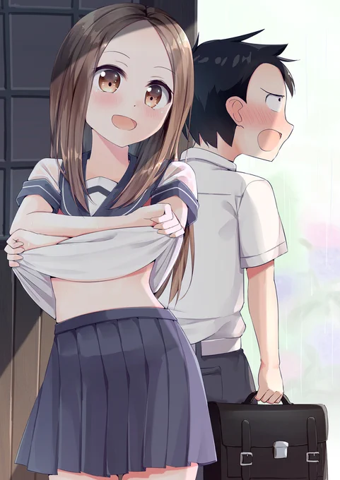 見たかったら見てもいい高木ちゃん! #からかい上手の高木さん #高木さん(からかい上手の高木さん)  