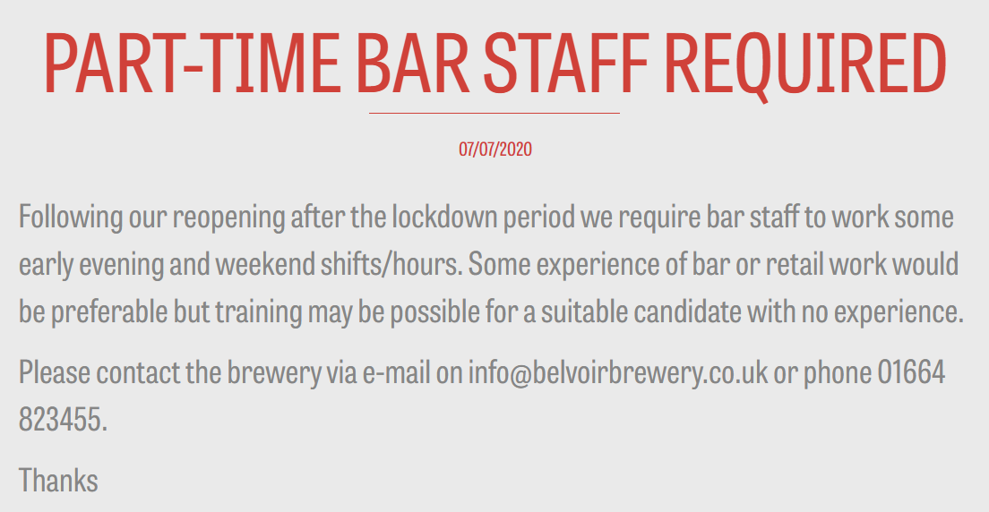 Belvoir Brewery tweet media