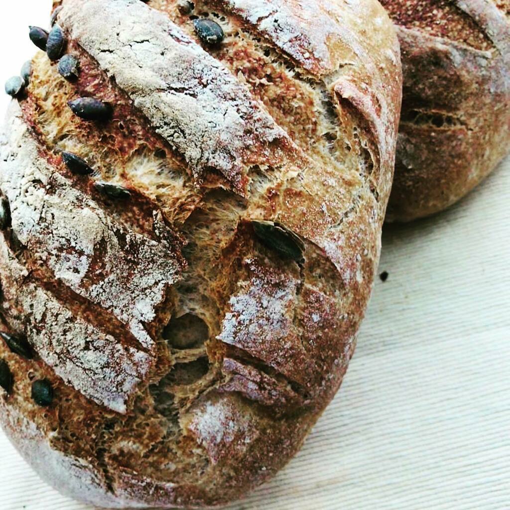 BreadBakerDani's tweet photo. A simple pumpkin seed bread made with yeast. Join our online #breadchat on 15 July 8pm GMT +1 to put your yeast question to our lively panel. Link in bio to tickets #yeast #breadwise #realbread #breadonline #pumpkinseeds #teamrofco #rofcooven #onlinebre… https://t.co/YNeQBAJ4Pg https://t.co/5cfTAXhPkh
