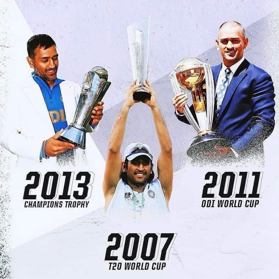 unbeatable45's tweet photo. #HappyBirthdayDhoni 🎂
#HappyBirthdayMSD
#HappyBirthdayMSDhoni

Amazing facts about #Mahi:
🏆 Only captain to win all ICC trophies
🏏 10,000+ ODI runs
🙏 Awarded Padma Shri &amp; Padma Bhushan
🏅 2nd India cricketer with hon. Lt. Col Rank https://t.co/NSlbDpBXnO