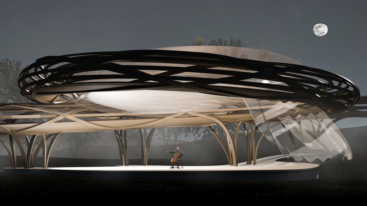 IAAC's tweet photo. Can free-form timber structures be materially optimised and informed through computational design in feedback with robotic fabrication processes?
Learn more on the Master in Advanced Architecture (#MAA) seminar #DigitalWoodcraft visiting https://t.co/SgsOPn7JT0
@spilans
#iaac https://t.co/TvBvBftgvO
