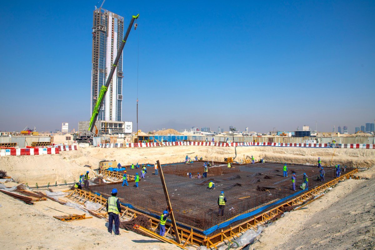 DXBMediaOffice's tweet photo. #Dubai Maritime City celebrates milestone in delivering 35% of phase 1 infrastructure in residential &amp; commercial development, hitting milestones to complete the AED140 million project in the first quarter of 2021 
https://t.co/E5PRcdGlNp https://t.co/otenFcdArE