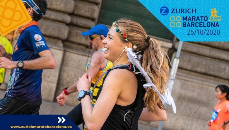 maratobarcelona's tweet photo. ¿Domingo de entrenamiento? 😅Afróntalo con una sonrisa, siempre saldrá mejor. 😄💪 #ZurichMaratoBCN2020 #MagicExperience https://t.co/J7RgCNef92