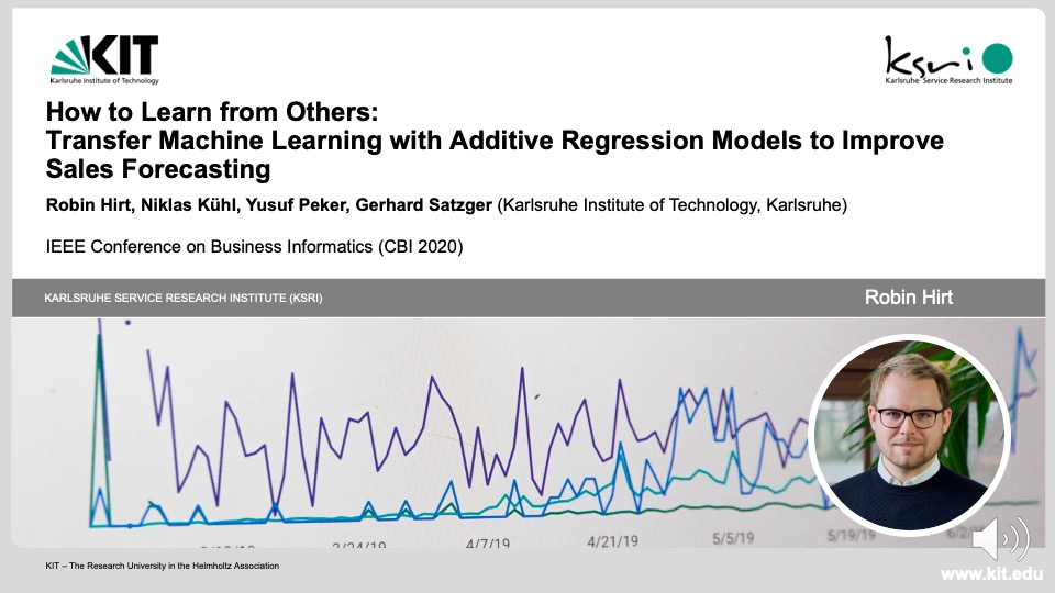 How can we further improve sales forecasts with #MachineLearning?
<a href="/NiklasKuehl/">Niklas Kühl abandoned T*witter</a>, Yusuf Peker and <a href="/gerhardsatzger/">Gerhard Satzger</a> from <a href="/KITKarlsruhe/">Shmoopy</a> / <a href="/ksri_kit/">KSRI@KIT</a> and our co-founder <a href="/robin_hirt/">Robin Hirt</a> challenged this issue and successfully applied Transfer ML techniques in their paper at #IEEE #CBI2020!