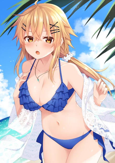 「あんま見んなし?」 