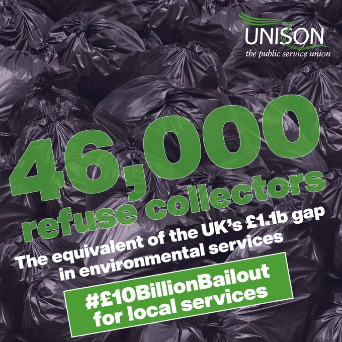 LGA_Labour's tweet image. We urge all Labour councillors to back this brilliant campaign from @unisontheunion 

Local councils need a #10BillionBailout to keep communities safe and rebuild the country - without it services will be cut and jobs lost. Sign the petition👇

action.unison.org.uk/page/63837/pet…