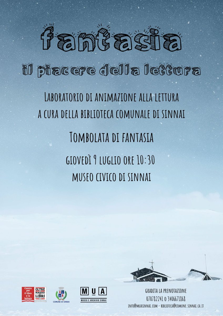 Siamo in un periodo di ripresa davvero inteso! 
Questo giovedì abbiamo il secondo appuntamento con i laboratori di animazione alla lettura al #Museo dedicato ai più piccoli. 
Per i più grandi presto avremo news 😄
la news👉tinyurl.com/ybf75vfc