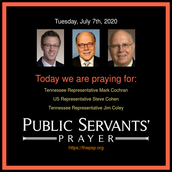 Praying4_TN's tweet photo. Today we are praying for Rep. Mark Cochran, @repcohen and Rep. Jim Coley - https://t.co/tP9Ri1QjwF https://t.co/qcPLZ4fpFG