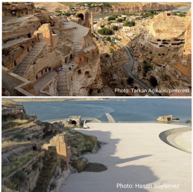 #hasankeyf  Tarihe dokunmayın...Oraları gidip görmek nasip olmuştu çok güzel yerlerdi bu fotoğraf ile içim burkuldu...
