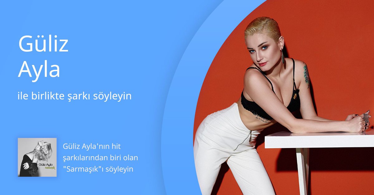 .<a href="/gulizayla/">Güliz Ayla</a>’nın yepyeni şarkısı “Sarmaşık” <a href="/smule/">Smule</a>’da! Hemen katılın 👉 link.smule.com/GulizAylaIleSo…