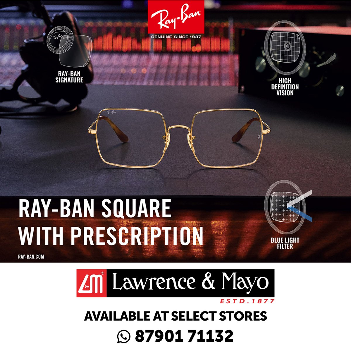 Lawrence And Mayo Introducing New Authentic Ray Ban Prescription Lenses Get Yours In Iconic Ray Ban Sunglasses Frames At Lawrence Mayo Available At Select Stores Lawrenceandmayo Rayban Prescriptionlenses Sunglasses T Co