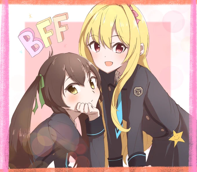 的場梨沙と黒埼ちとせ☆ 