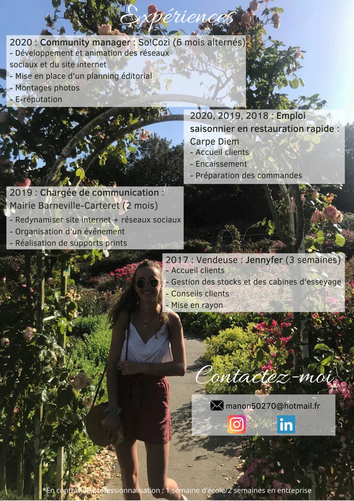 ManonCourval's tweet photo. ‼️ Recherche #alternance ‼️

Admise à #SupdePubParis, je suis à la recherche d’une entreprise sur #Paris et ses alentours pour la rentrée 2020 afin de réaliser mon Master #MarketingDigital &amp; #MédiasSociaux.

Merci d’avance pour les retweets et j’aimes 🙏🏻 https://t.co/riNBP2DkLx