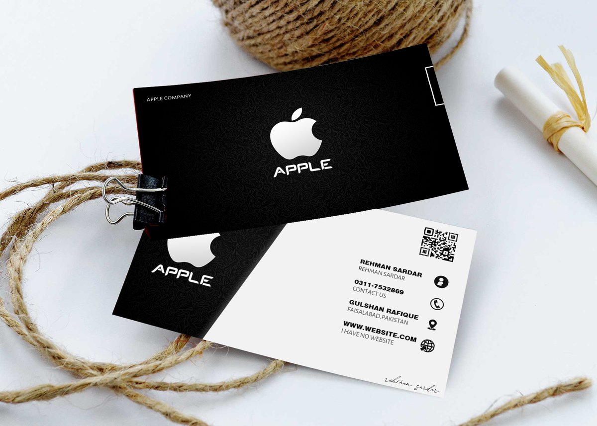 Apple Business Card / Sam Sung S Apple Business Card Going For Over 80k