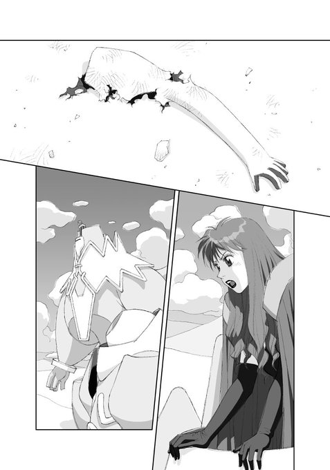 オイラの単行本「砂の神 空の人」から台詞フキダシ無し絵その,27

境界面の世界…それは境界の外でもなく中でもない
中とは砂の星、外とは亜空間
…なーんて_φ(〃ω〃) 