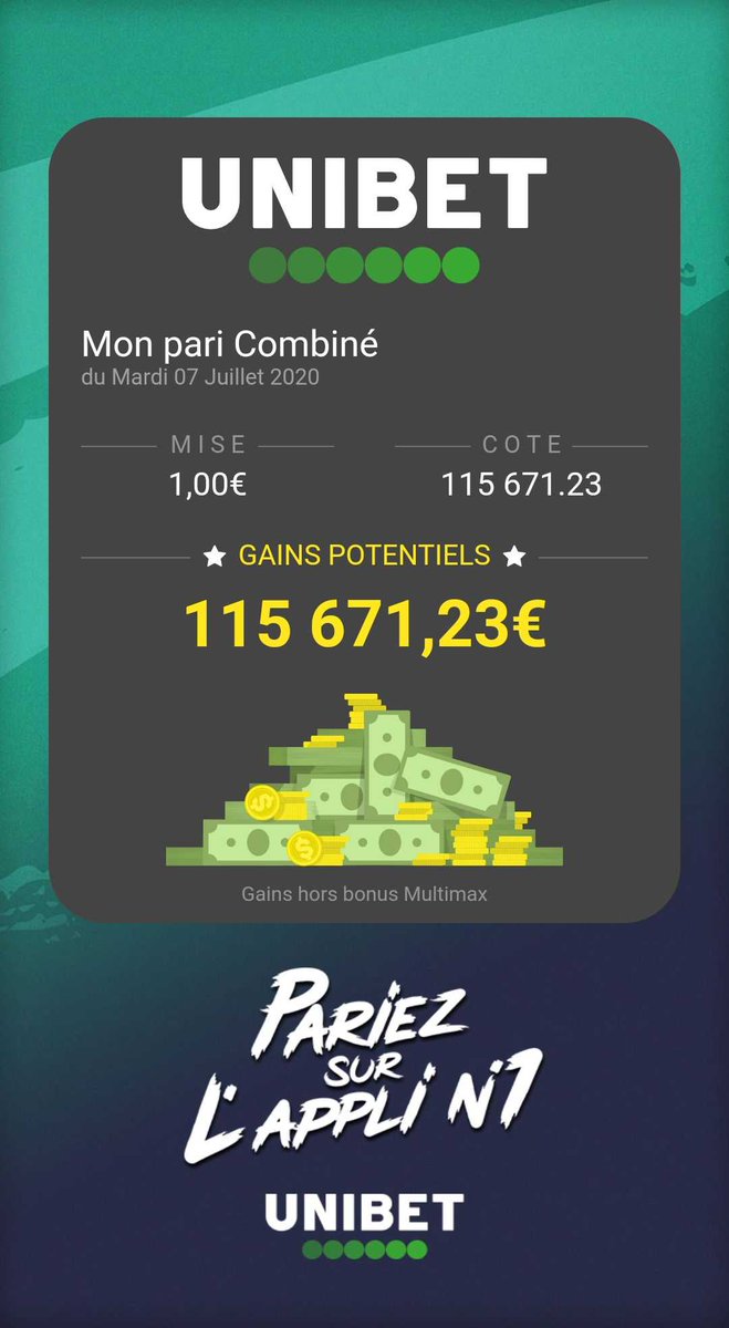 themow10's tweet photo. Wesh @UnibetFrance , faites gaffe... j ai fait un rêve...😁😁🤣 https://t.co/5kVjSe1P5K