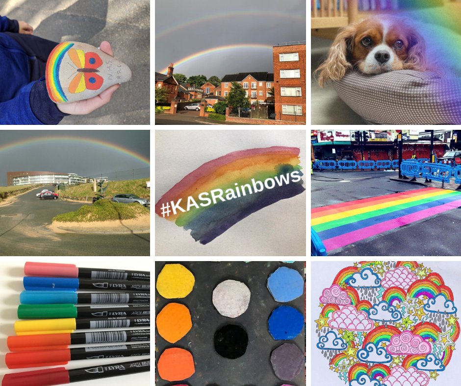 kingalfredsch's tweet photo. Rainbows are a symbol of hope, of change and of better times to come. Students and staff in Upper School wanted to end this term with positivity by flooding our channels with rainbows. 🌈🌈
Like the KAS Community, rainbows are bright, bold &amp; brilliant. #KASConnected #KASrainbows https://t.co/wLSnSpm4Qw