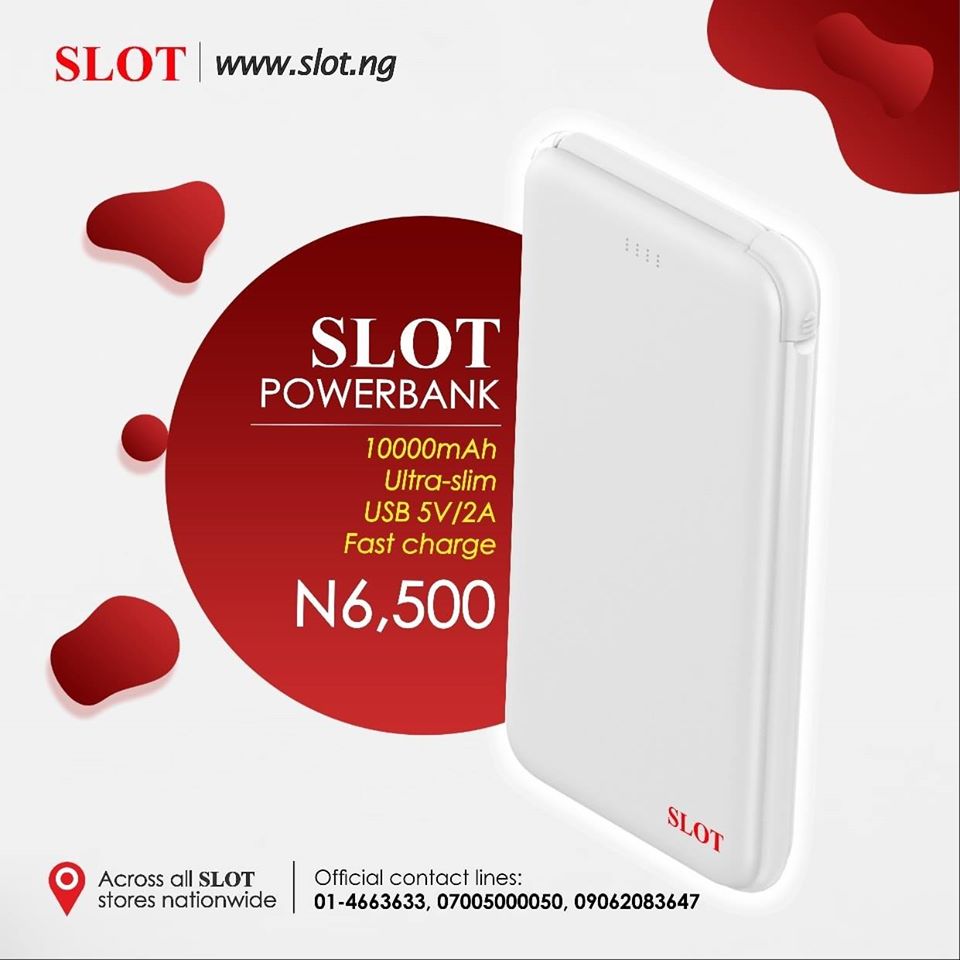 Twinsgistmag's tweet photo. You can visit https://t.co/Quj724GWfh to get the SLOT Power Bank. Official Contact lines: 01-4663633, 07005000050, 09062083647. @slotlimited #SlotPowerBank https://t.co/x0xCNsjxwh