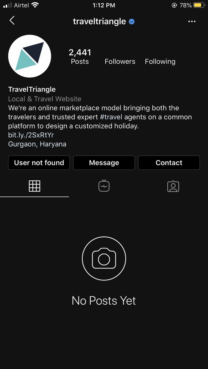 manishash05's tweet photo. Should blocking of a customer who tried raising voice on social platform be considered as clue of their flaws!? @traveltriangle you’re answerable! @PMOIndia @jagograhakjago @JagoGrahakJagoo @ConsumrConxion @gurgaonpolice @HTGurgaon @startupindia #travelscam #saynototraveltriangle https://t.co/waSGj2runS