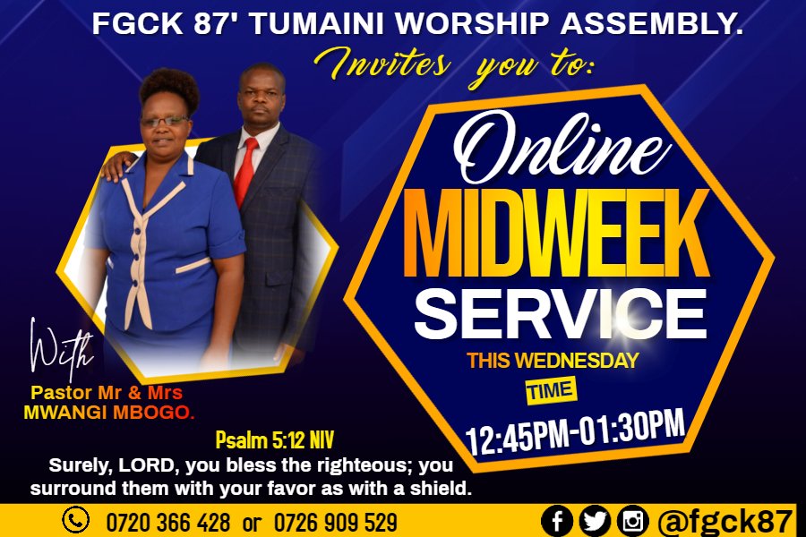 87Fgck's tweet photo. The Midweek service is here,  Join us as we hear what the Lord has in store for us. See you then. Stay Tunned #Favor https://t.co/9oNCkfSBVr