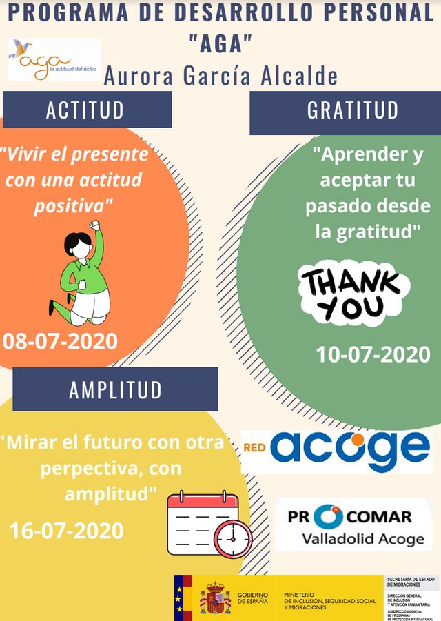 ProcomarVLL's tweet photo. Los días 8, 10 y 16 de julio las mujeres residentes en nuestro centro AIA #Refugio van a participar en el programa de desarrollo personal “AGA”, impartido por la coach Aurora García Alcalde. 3 sesiones cuyo objetivo es el desarrollo personal. Más info: https://t.co/lbu3hnWnAb https://t.co/5TeCe8YDIT