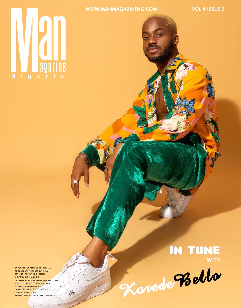 manmagng's tweet photo. @koredebello covers the newest edition @manmagng .  @shots_by_mena 
@infoworldcharming 
 @officialdavidstarr 
 @misterzaar 
 @cuttingcrewlagos 
 @jasonporshe 
@presleyvisuals @mcphotography.ng 
 @caspertainment 
 @trytune 
@zikelcosmetics cc @lekeshades @highdtosin https://t.co/g0BKhHOZZB
