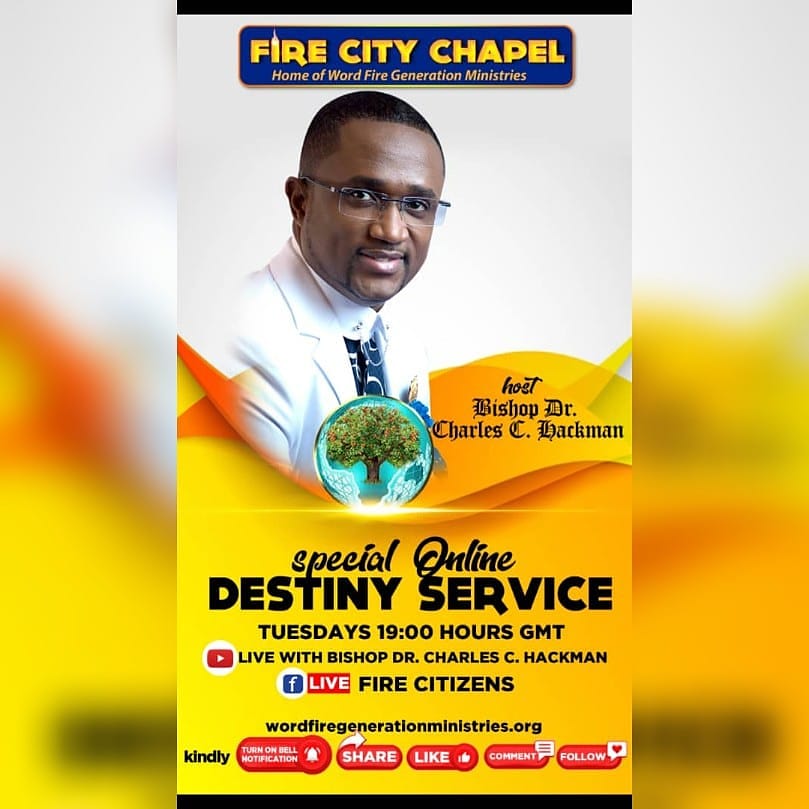 WordFireGenMin's tweet photo. Join #FireCityChapel for our Online #DestinyService at 19:00 GMT
We will be streaming live on our #WEBSITE:
https://t.co/pgoJtFbpZt
#FACEBOOK
ππ½https://t.co/7P84D3zhRjππ½
and
on #YOUTUBE :
ππ½https://t.co/sUwO1nY5Aeππ½
Thank you and see you there.
#BishopDoctorCharlesHackman https://t.co/glUrAtvQ63