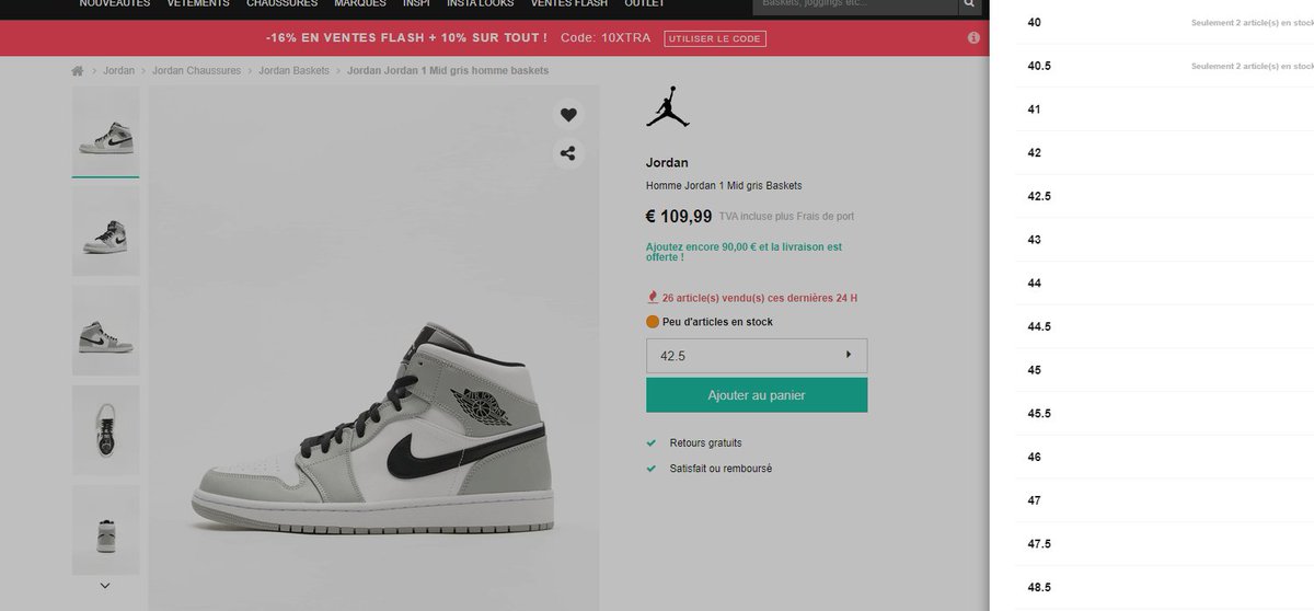 jordan 1 mid light smoke grey restock