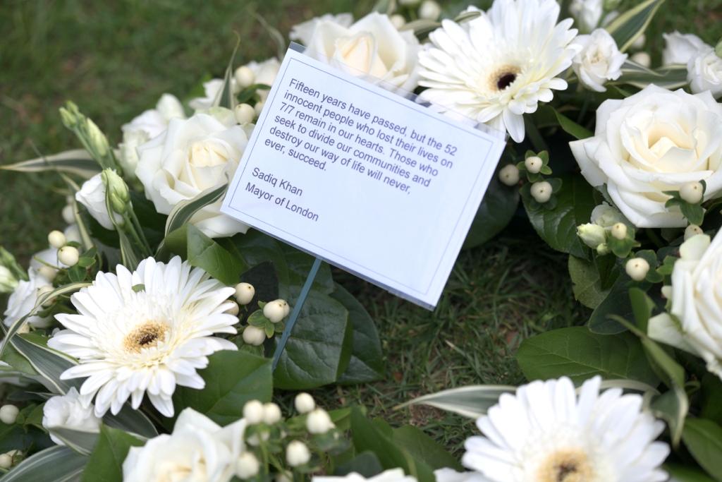 MayorofLondon's tweet photo. Today we pay our respects to the 52 people who lost their lives during the 7/7 bombings. We will never forget the victims, survivors and all those whose lives were changed that day. They will remain in our hearts. #LondonBombings https://t.co/q8QI1AjFPO