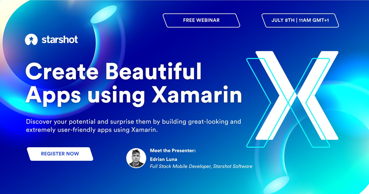 Hurry up! Last day to join our #webinar!
Learn how to create beautiful apps using #Xamarin.
Stand out from the competition with singular apps that will help you improve your business.
Do not miss it!
Join us here 👉: lnkd.in/d3Q_bHY
More info here: lnkd.in/dg8hmXW