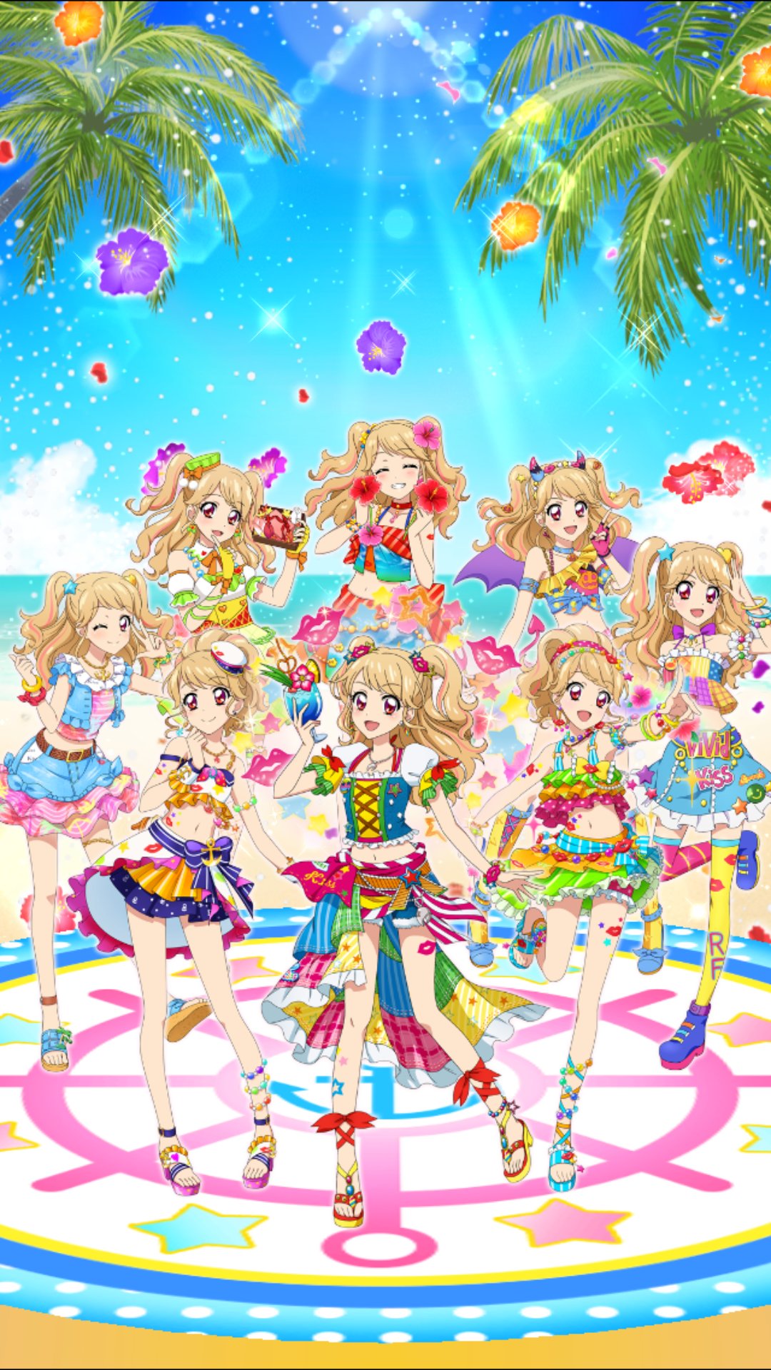 アイカツ ルーレット 夏樹みくる リゾートキャンサーコーデ