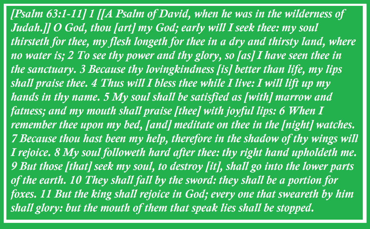 CalvaryPage's tweet photo. Psalm 63 https://t.co/hAtJaiDEbT