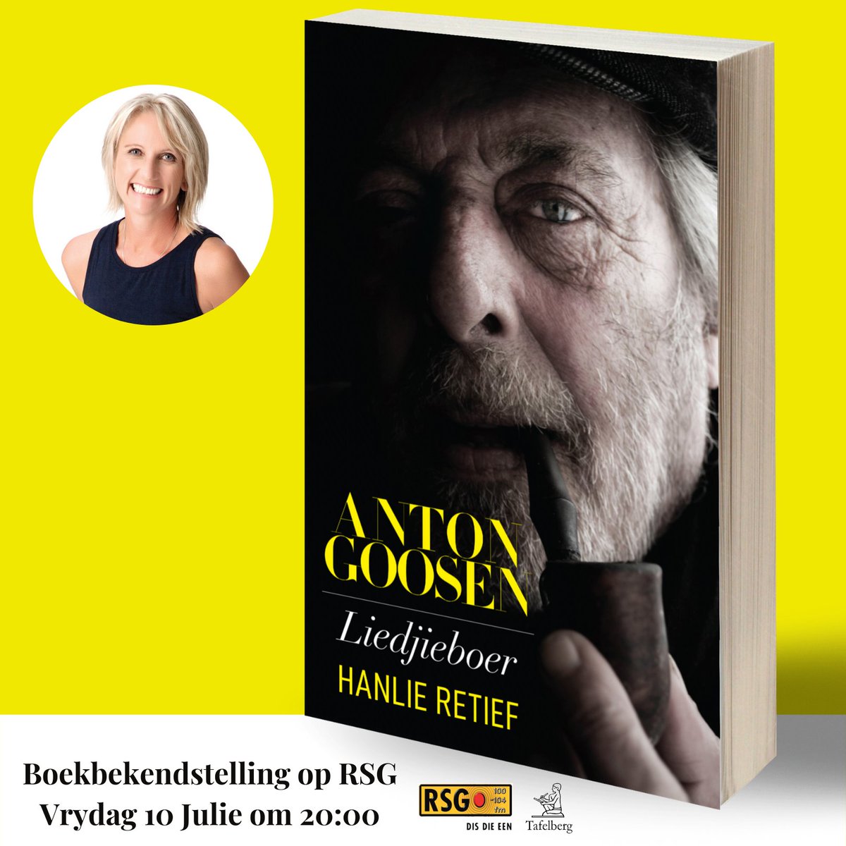 Skakel Vrydag 10 Julie om 20:00 in op <a href="/zarsg/">RSG 100-104FM</a> se program Oppiradio met <a href="/johanrademan1/">Johan Rademan</a>, #AntonGoosen en <a href="/HanlieRetief/">Hanlie Retief</a> vir die bekendstelling van die splinternuwe boek ─ Anton Goosen: Liedjieboer. Bestel dit nou by boekwinkels of aanlyn. #LiedjieBoer #AfrikaanseRock #AfrikaansRock