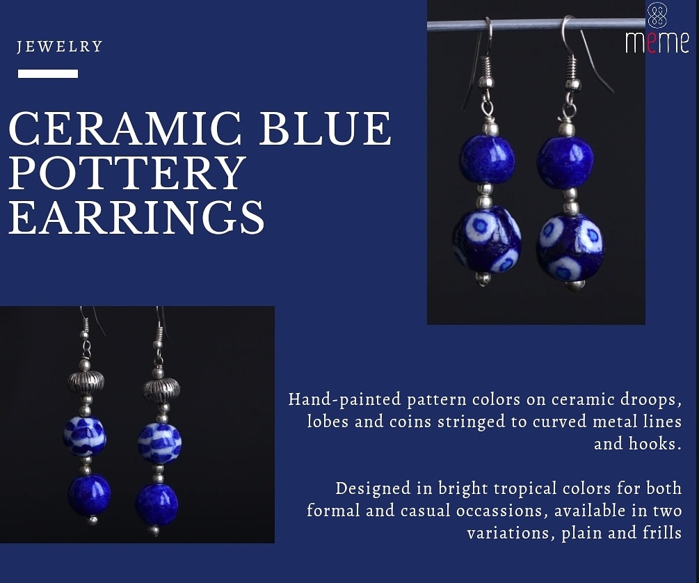 memecraftstore's tweet photo. Handmade ceramic earrings crafted by the artisans of Rajasthan ✨
Click the link https://t.co/9vsBiVYvbT to shop! 💕

#memecraftstore #memeposts #handmadeearrings #handcraftedjewelry #ecofriendlyjewelry #shophandmade #shoplocal #consciousshopping #vocalforlocal #makeinindia https://t.co/Hy97pSTZsO