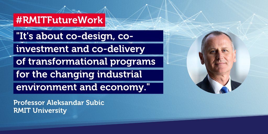RMITEurope's tweet photo. What’s the #futureofwork in the digital economy? Global experts share insights on skills needs in #Industry40
➡️ https://t.co/UNJddLpqEU
@RMIT @ResearchRMIT #digitaltransformation #innovation #manufacturing #RMITFutureWork #skills https://t.co/22zUw79wo7