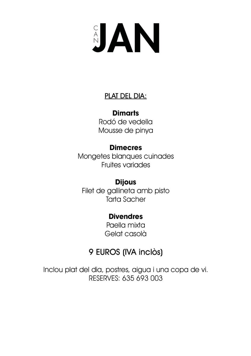 CanJan_Bini's tweet photo. Arrencam la setmana amb un plat del dia contundent: RODÓ DE VEDELLA i una mousse de pinya de postres. L'hem adobat i cuit a foc ben lent per a què el trobeu tendre. Sentiu l'oloreta? 9 EUR amb postres, vi i aigua #menja #beu #riu https://t.co/QaRRJNONeM