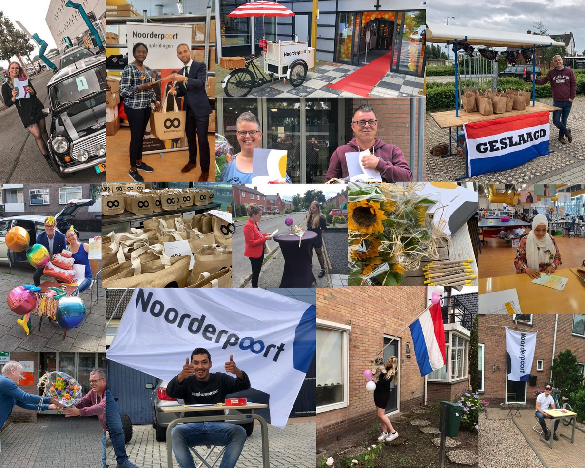 ‘Met afstand’ het meest bijzondere studiejaar: Trots op al onze geslaagde toppers! 👏🏼🎓Drive/walk thru's, thuisbezoeken, in de vrachtwagen je diploma ophalen: onze studenten ondertekenen deze dagen op allerlei verschillende manieren hun diploma. #mbo #vakmensen #trots #geslaagd