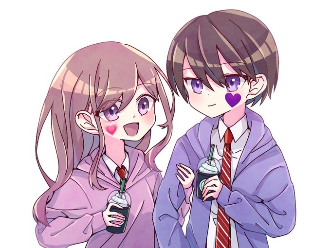 ペア画のtwitterイラスト検索結果 古い順