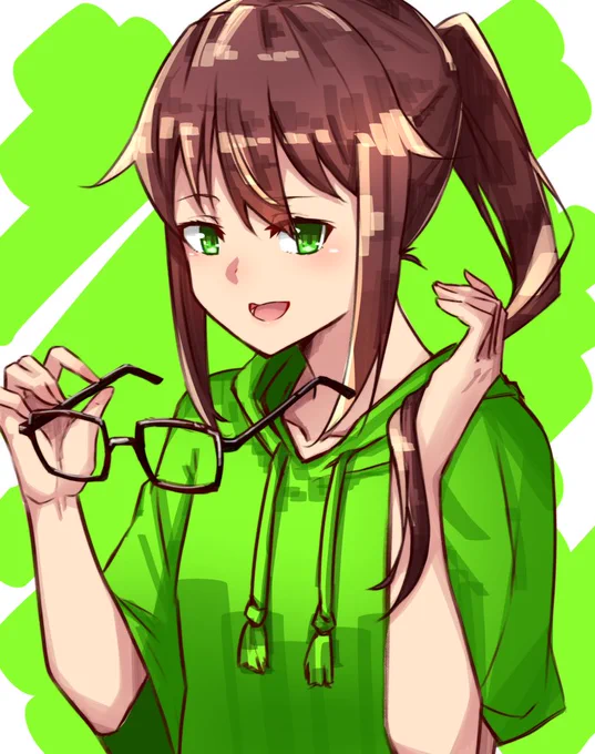 この日を待っていたぁ!!! #ポニーテールの日