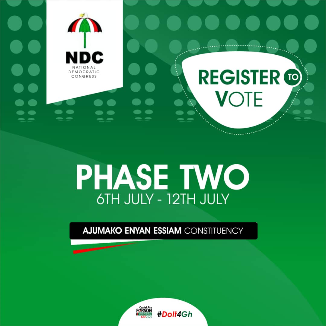 BlackEye2020's tweet photo. Register to vote now
#GoForJM
#RetainAtoForson
#KickNanaOut
@estherayensu1@EsiKakraba1@kingdomfm @LoveAkosuaboat1 @Fbappiah2 @PrinceGyamfiMe2 @Ropahpanda @mohammedprimogh @WadsonWR @hughes_onair @thatsjameson @MichaelFianyo1 @AkwasiPapa1 @ElikemKotoko @niilaryea101 https://t.co/QImrwdoepx