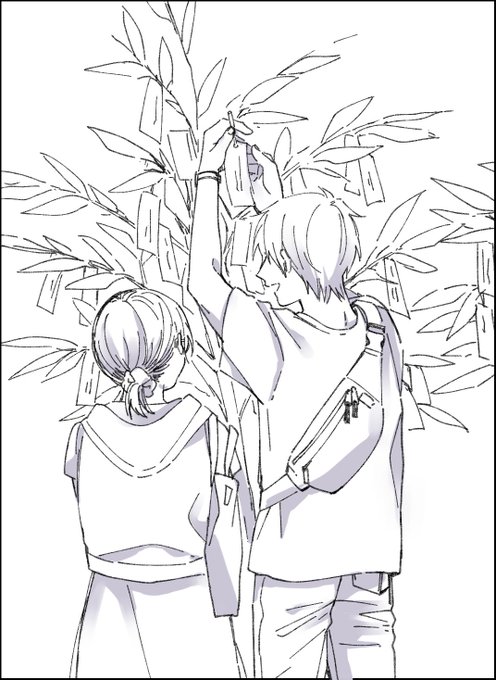ブス花らくがき
七夕デート。ロク 