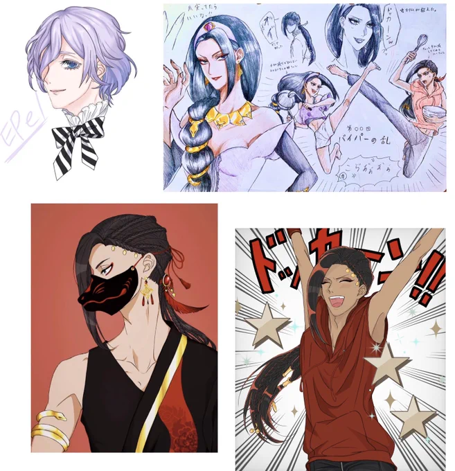 #緊急メンテでTwitterに居るツイステ民と繋がりたい
のんびり絵描いております_✍
アナログもデジタルも両方描きます～。
スカラビアの?推しです。 